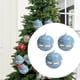 thumbnail image 1 of Adornos de bolas de Navidad perfecl 3 piezas decorativos para árboles de Navidad 8 cm, 1 of 8