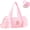 Medium-Pink, variant on Personalized Initial Dance Bag for Girls 4-6, Small Lace Gym Sport Yoga Cheer Dance Bags Gift for Teen Girls, Cute Letter Kids Ballet Bag Toddler Travel Duffel Tote with Adjustable Straps(Pink-A)