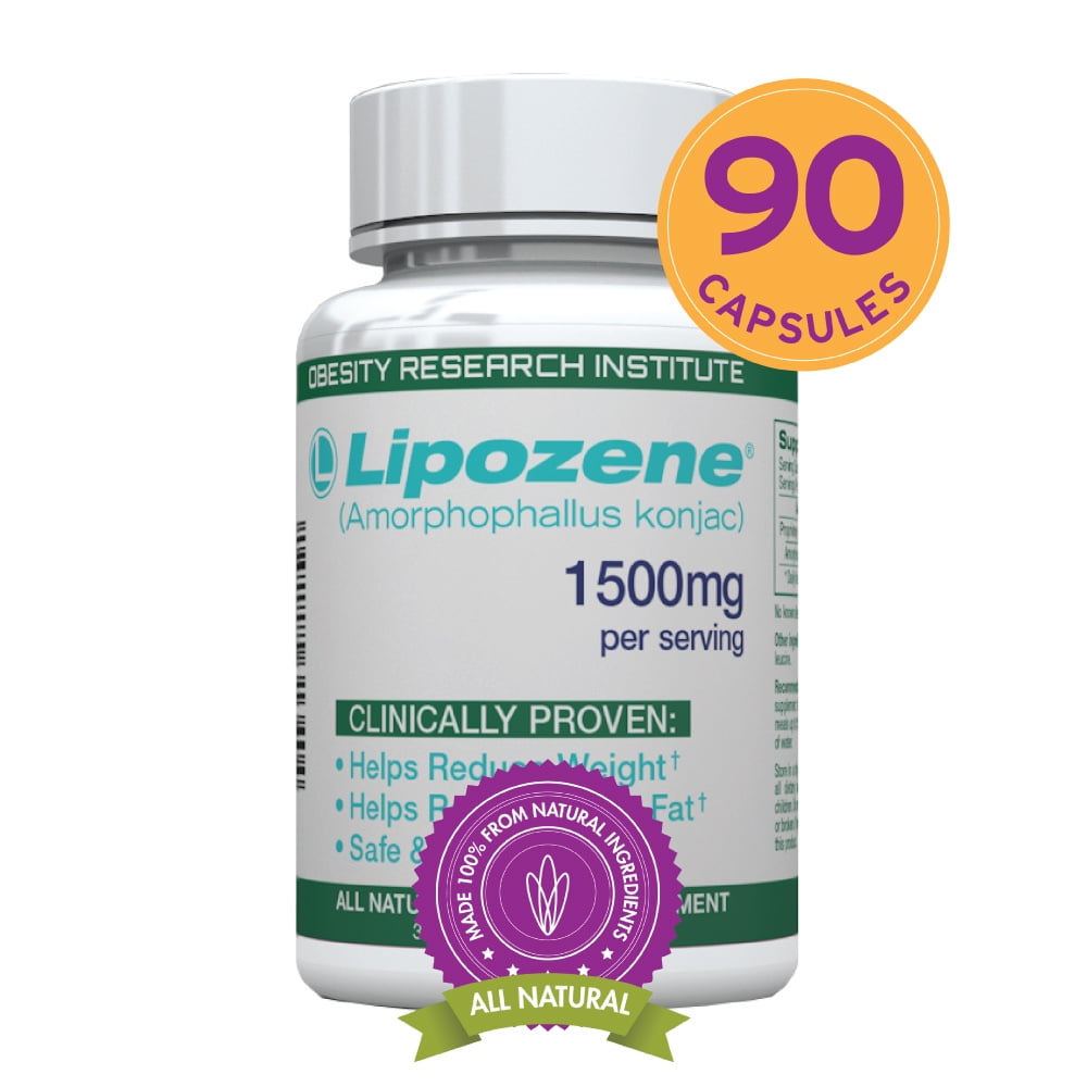Lipozene Green All Natural Appetite Suppressant Weight Loss Pills Veggie Caps 90 Ct Walmart Com Walmart Com