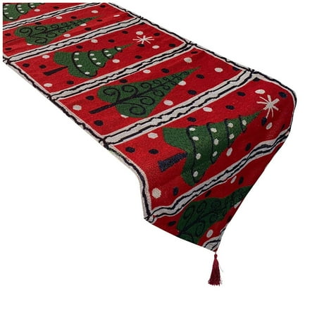 

lystmrge Rectangle Table Girl Bedroom Decorations Tablecloth Set Christmas Decoration Christmas Holiday Table Runner Christmas Party Decoration