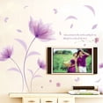 thumbnail image 4 of Adhesivo de pared de flores Injueey Autoadhesivo PVC, 4 of 6