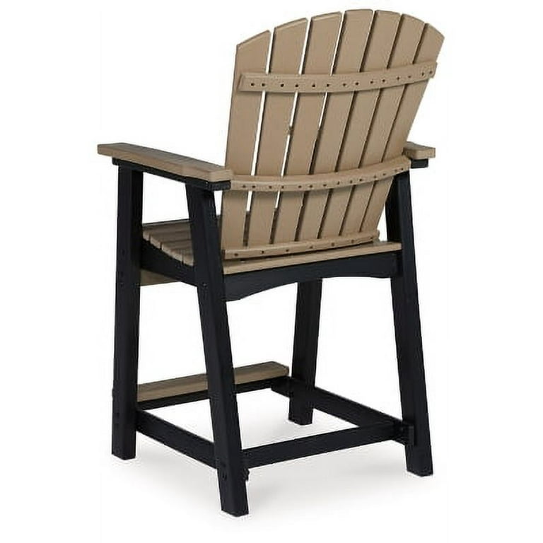 Fairen Trail Outdoor Counter Height Stool (set of 2) - Black/Driftwood Fairen Trail Outdoor Counter Height Stool (set of 2) - Black/Driftwood