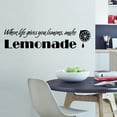 thumbnail image 3 of TIELUTT Lemonade Removable Art Mural Home Room Wall Stickers Decorations Party on Butterflies for Wall Letter Decals for Wall 3d Wall Window Decorations, 3 of 3