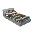 thumbnail image 2 of Bookshelf Fitted Sheet & Pillow Sham Set, Library Themed Cartoon with Shelves Full of Books Study Print, Decorative Printed 4 Piece Bedding Decor Set, Twinxl, Multicolor, by Ambesonne, 2 of 3