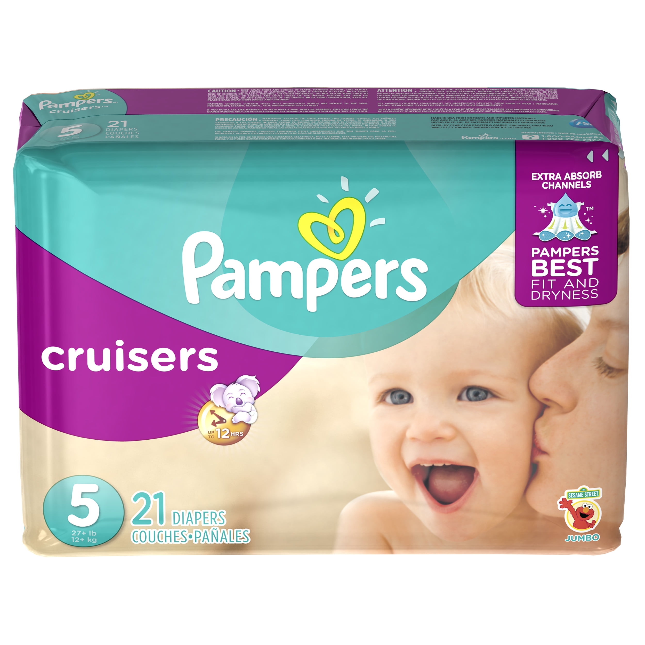 walmart pampers cruisers size 5