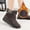 Brown, variant on LSLJS Winter Boots for Women, Snow Boots Short Boots Winter Cotton Boots Plus Velvet Warm Women's Boots