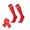 red1pairsoccershinguards socks, variant on YOPTOP Sport Soccer Shin Guards Youth with Soccer Socks Shin Pads Child Calf Protective Gear Girls Boys Toddler Kids Teenagers,M