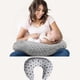 thumbnail image 3 of Almohada de lactancia, almohada de lactancia para madre, funda suave de mariposa estampada de metal con acolchado transpirable, 3 of 5