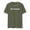 Dark Green, variant on Men's Alphabet Print Crew Neck Short Sleeve Regular Fit Tee Light Blue XXXL