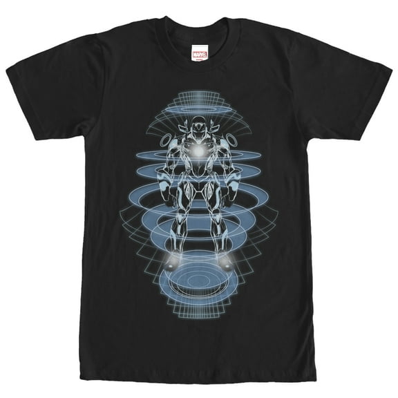 Men's Marvel Iron Man Future Graphic Tee Black Small