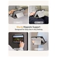 thumbnail image 3 of Poetic Explorer Magnetic for Samsung Galaxy Tab A9 (2023) Stand Folio Cover, Super Strong Magnetic Fidget Mount for Galaxy A9 Tablet, Space Gray, 3 of 5