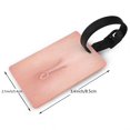 thumbnail image 2 of Cauagu Pig'S Tail Print PVC Luggage Tag, Suitcase Label with Name ID Card Baggage Handbag Travel Suitcase Tags Perfect to Quickly Spot Luggage Suitcase, 2 of 7