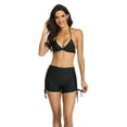 thumbnail image 3 of Women Swimming Trunks Board Shorts with Drawstring Swimsuit Bottoms, 3 of 7