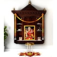 thumbnail image 3 of shiyou-Durga Maa Photo Frame For Wall / Table / Pooja Room ( 7x9 inches, Acrylic Glass)Golden, 3 of 4