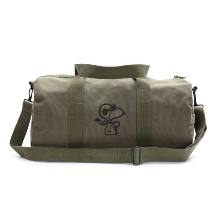 Snoopy Flying Ace Sport Heavyweight Canvas Duffel (Best Clothes To Fly In)