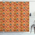 thumbnail image 1 of Ambesonne Cactus Shower Curtain, Colorful Alpacas Flower, 69"Wx75"L, Multicolor, 1 of 3