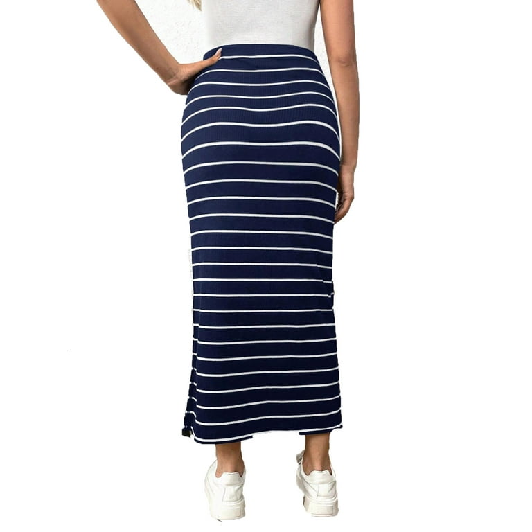 Navy blue maternity pencil skirt deals