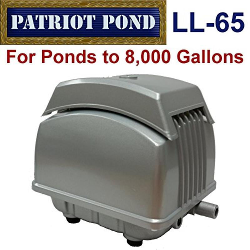 Patriot Air Pump LL-65 Pond Depth To 15 Feet 2.8 Cubic Feet Per Minute 
