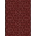 thumbnail image 1 of Ahgly Company Indoor Rectangle Patterned Fire Brick Red Novelty Area Rugs, Swatch Sample, 1 of 6