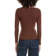 thumbnail image 2 of Madison Miles womens  Knit Top, m, Brown, 2 of 3
