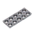 thumbnail image 4 of Hojas De Torneado De Carburo, Velocidad De Corte Rápida 10 Piezas Insertos De Fresado Para Acero Aleado OTVIAP Carbide Turning Inserts, 4 of 8