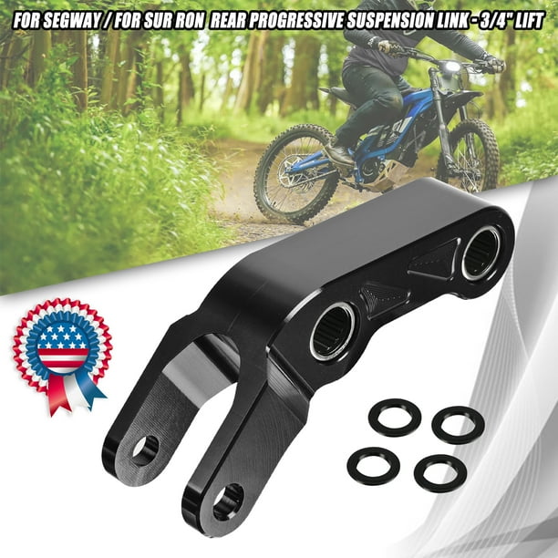 Rear Progressive Reinforced Suspension Link3/4" lift, Black T7 7075