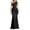 A1-Black1077, variant on Summer Formal Maxi Gown for Women One Shoulder Draped Satin Solid Ruched Wedding Guest Dress