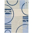 thumbnail image 2 of Harput Blue/Gray 6'7" x 9' Modern Rectangle Area Rug, 2 of 5