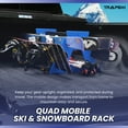 thumbnail image 2 of TRAPSKI QUAD Mobile All Mountain Ski and Standard Stance Snowboard Rack, 2 of 11