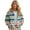 JA80729A18-D954, variant on Women's Hooded Jacket Thickened Fleece Full Zip Sweatshirt Retro Geometric Printed Warm Outerwear
