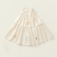 thumbnail image 1 of LOVZFMLL Robe d'Été à Manches à Volants pour Filles, Tenue d'Été pour Enfants 4-14T, 1 of 9