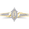 thumbnail image 2 of 1/10 Carat T.W. Diamond 10kt Yellow Gold Marquise-Shape Promise Ring, 2 of 3