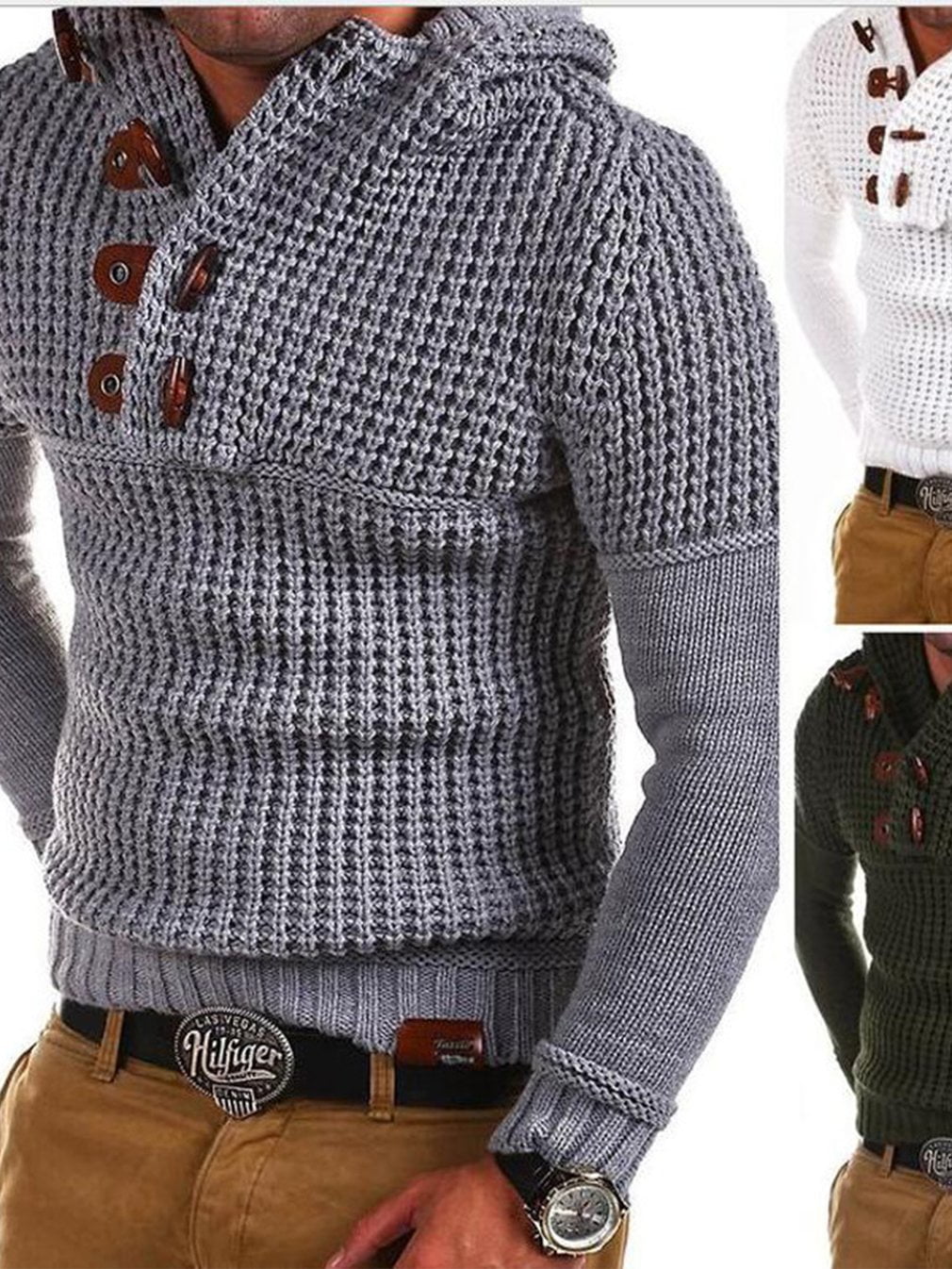 Clearance Sale Men Wool Long Sleeve Sweater Walmart Canada