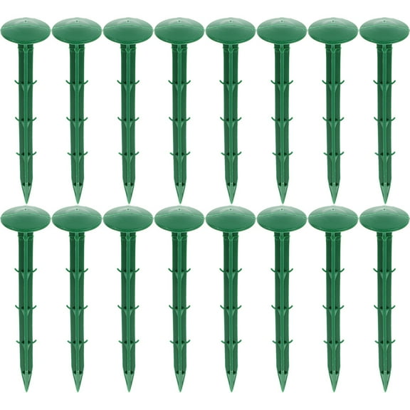 Eease 150 Plastic Garden Stakes 4.3" Rustproof Ground Stake Yard Gardening Grounding