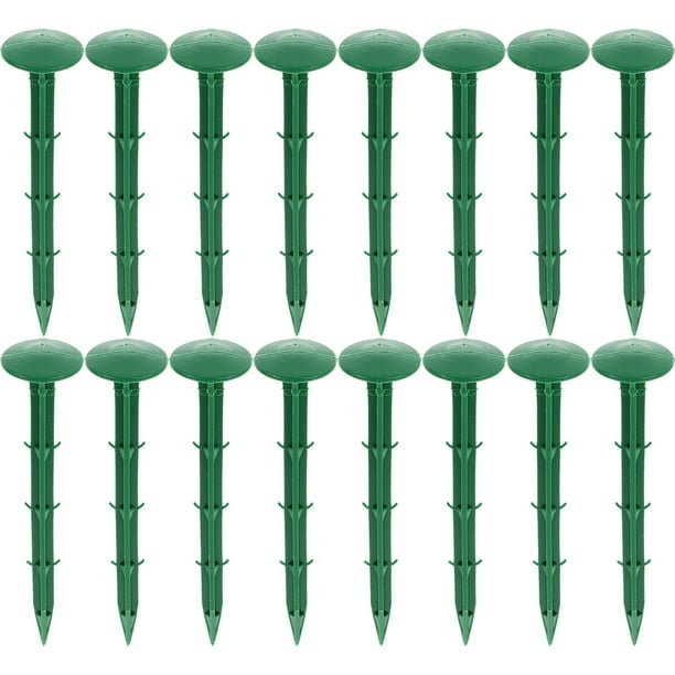 Estacas de tierra para paisaje de exterior, 150 Uds., estacas resistentes para jardinería, estacas para plantas de tierra, estacas con puntas