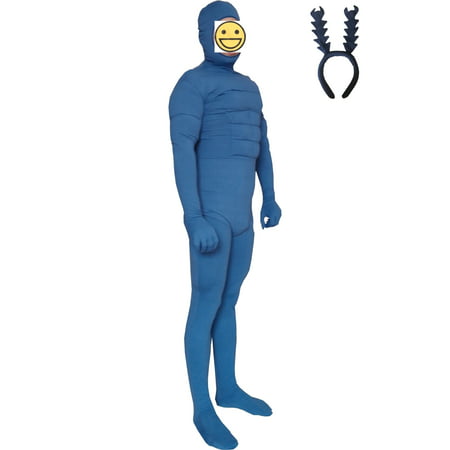 The Tick Adult Costume Body Suit Cartoon Lycra Spandex Mens Unisex