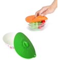 thumbnail image 4 of Set of 3 Silicone Lids - Reusable Airtight Lids - Microwave Lid - Suction Cup Silicone Pan Lid (3 Sizes), 4 of 5