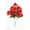 Red, variant on Bloom Decor 26" Artificial Memorial Christmas Rose & Holly Cemetery Vase