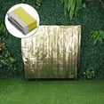 thumbnail image 4 of Advancent Manta portátil ligera a prueba de viento bloqueador solar alfombra hidratante suave cómodo transpirable urgencia Soogan plegable Escalada Oro plata 160*210, 4 of 6