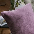 thumbnail image 3 of Home Soft Things Heavy Faux Fur 2 Piece Throw Pillow Cover Set - Wood Rose - 20" x 20", 3 of 5
