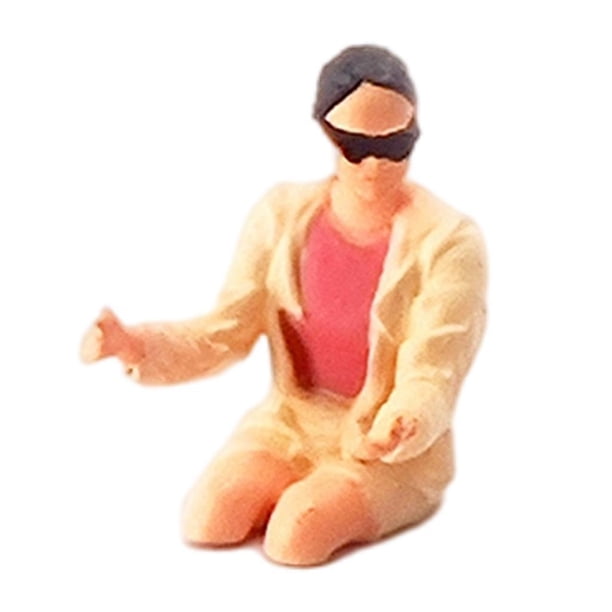 Vogacara pintada a escala 1/64 en miniatura, decoración de escena de conductor, juguete para niños, gafas de calibre S para mujer Juguetes Gafas Mujer Amarillo
