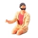 thumbnail image 1 of Vogacara pintada a escala 1/64 en miniatura, decoración de escena de conductor, juguete para niños, gafas de calibre S para mujer Juguetes Gafas Mujer Amarillo, 1 of 1