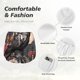 thumbnail image 4 of Balery Moonlit Crow Blossoms Pantalones cortos deportivos para mujer con forro y dos bolsillos, elásticos, para entrenamiento, gimnasio, yoga-Medium, 4 of 7