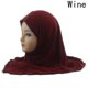 thumbnail image 4 of Girls Kids Mu Hijab Islamic Arab Scarf Shawls No Decoration Soft And Stretch For 7 To 12 Years Old Girls, 4 of 5