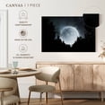 thumbnail image 5 of Elephant Stock Moon Outdoor Wall Art - Horizontal Canvas Wall Art - Dining Room Wall Decor - Astronomy & Space Canvas - Black And Gray Decor - 48" x 32", 5 of 8