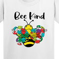 thumbnail image 4 of Inktastic Autism Awareness Bee Kind Youth T-Shirt, 4 of 5