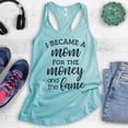 thumbnail image 2 of I Became A Mom For The Money And The Fame Tank Top, Ladies Racerback Tank Top, Mom Tank, Mama Tank, Cancun, XX-Large, 2 of 3