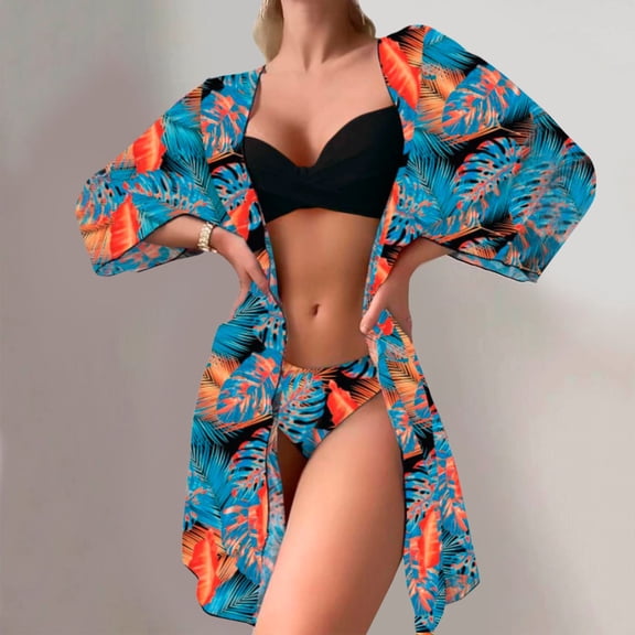 Vedolay Plus Size Tankini Swimsuits For Women Women Tankini Swimsuit Scalloped Hipster Backless Two Piece Bathing Suit,Black L