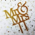 Mr and Mrs Cake Topper Bride And Groom Sign Wedding Engagement Cake