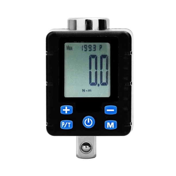 Llave de torsión Alta precisión Pantalla grande Pantalla electrónica Pantalla digital Torquimetro Ajustable Medidor de par Adaptador Llave universal profesional Irfora Llave de torsión